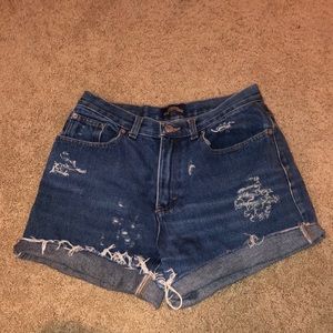 Capezio Jean distressed shorts